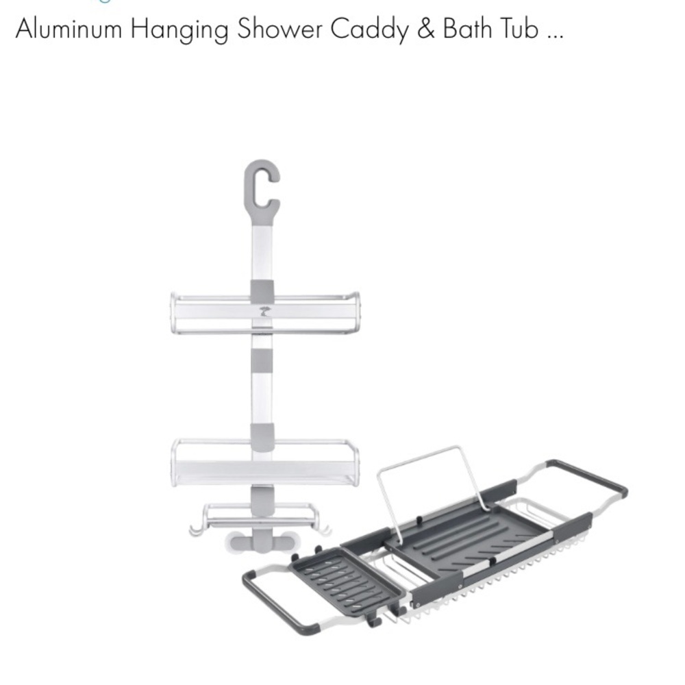 NIB Aluminum Bath Caddy